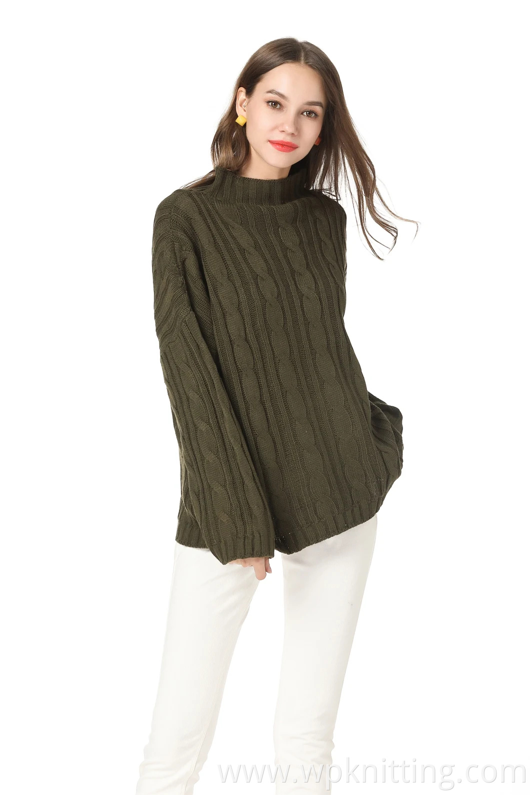 Women Pullover Knitwear Fashion Winter Apparel Clothing Ladies Casual Sweater